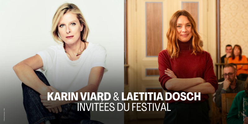 Image Karin Viard and Laetitia Dosch, guests at the Festival